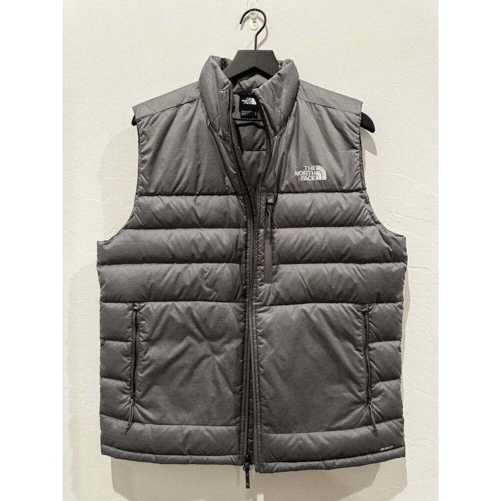 THE NORTH FACE ACONCAGUA Puffer Vest Gray Size Medium